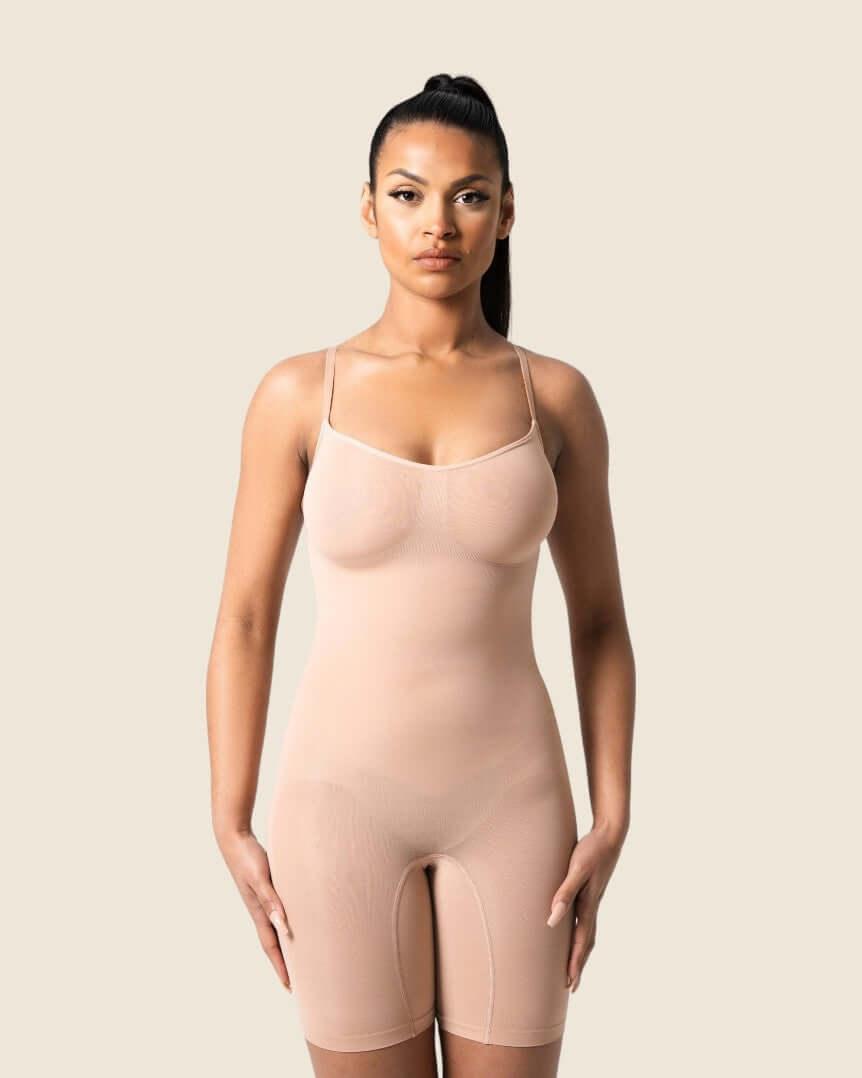 Combinaison Sculptante Mi-cuisse sans Couture