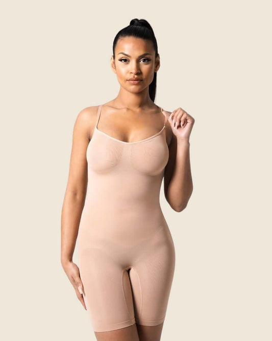 Combinaison Sculptante Mi-cuisse sans Couture