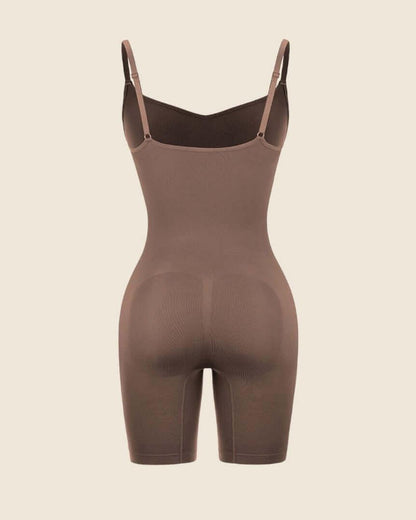 Combinaison Sculptante Mi-cuisse sans Couture